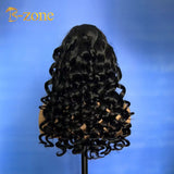 Pre Bleached Knots virgin A Loose wave 13x4 HD and 5x5 HD lace wig high density