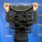 Tiny Knots 13x4 HD lace frontal pre plucked hairline in stocks