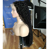 13x4 and 5x5 HD lace frontal closure wig hot selling burmese curly human hair wig high density