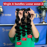 Virgin A Bundles 3 bundles(different textures: DW, LW, DC, KC, LC, WW)